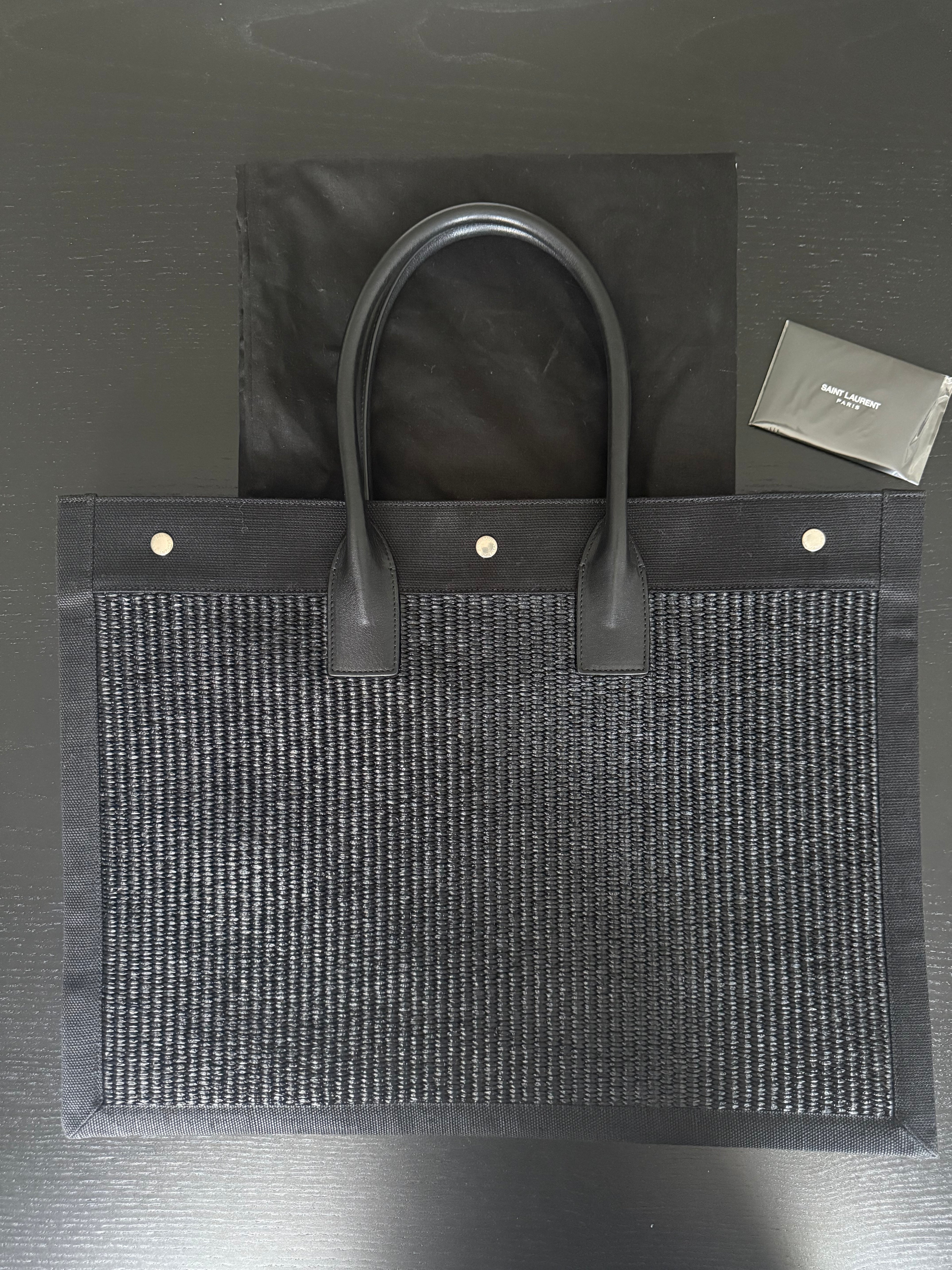 SAINT LAURENT Cabas Rive Gauche Noir
