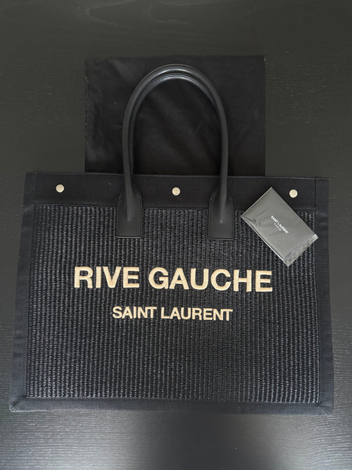 SAINT LAURENT Cabas Rive Gauche Noir