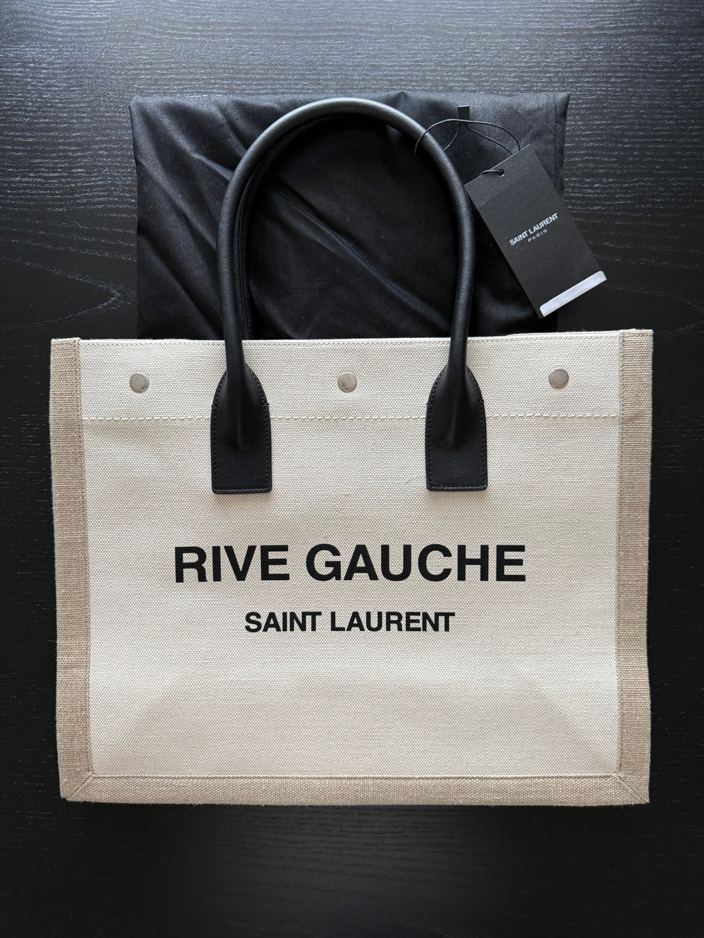 SAINT LAURENT Cabas Rive Gauche Blanc