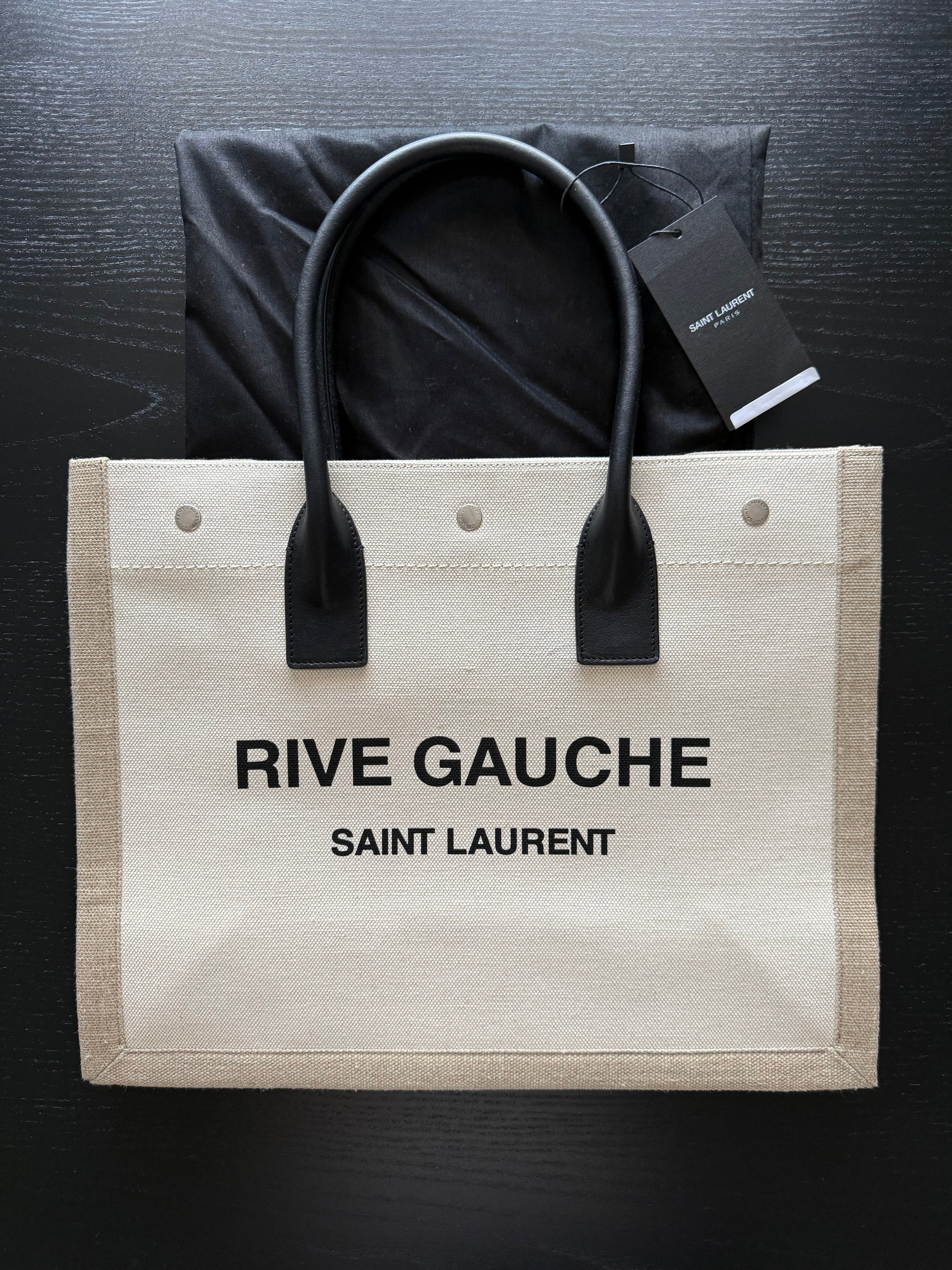 SAINT LAURENT Cabas Rive Gauche Blanc