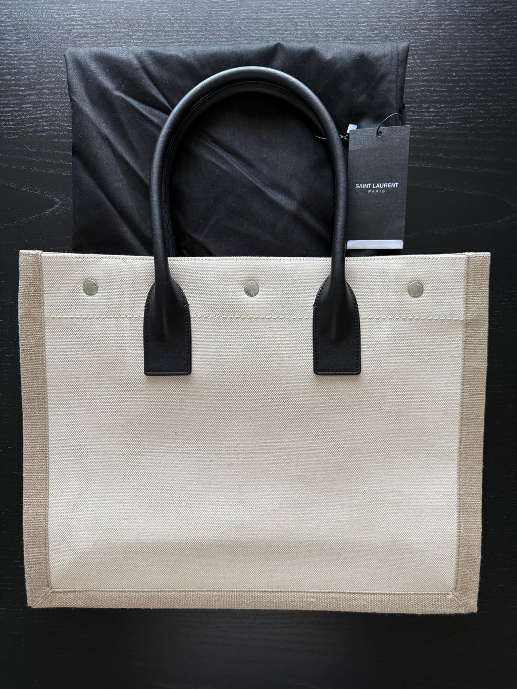 SAINT LAURENT Cabas Rive Gauche Blanc