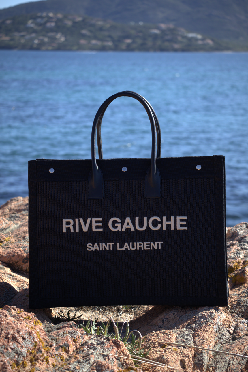 SAINT LAURENT Cabas Rive Gauche Noir