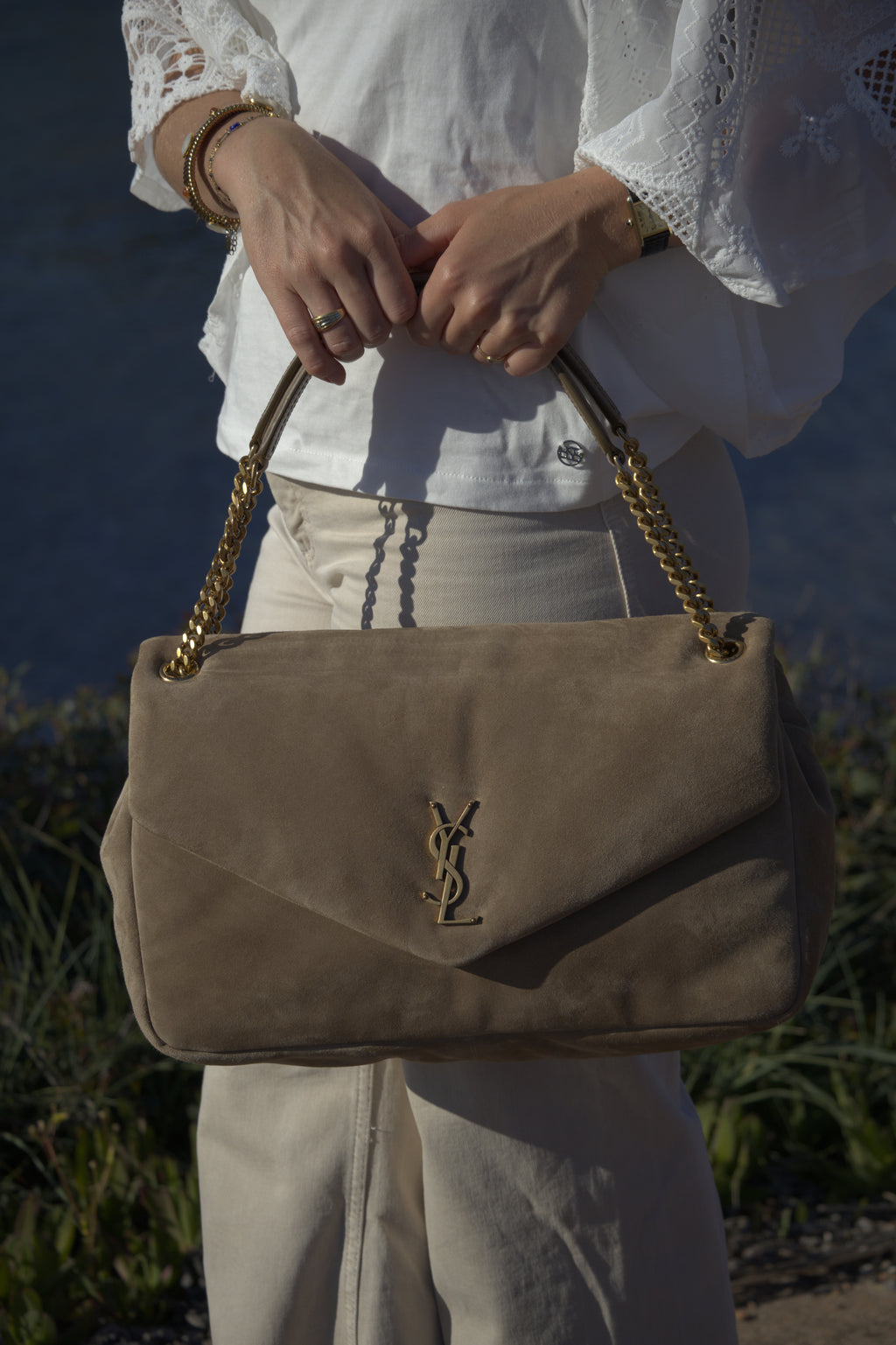 SAINT LAURENT Calypso Suede