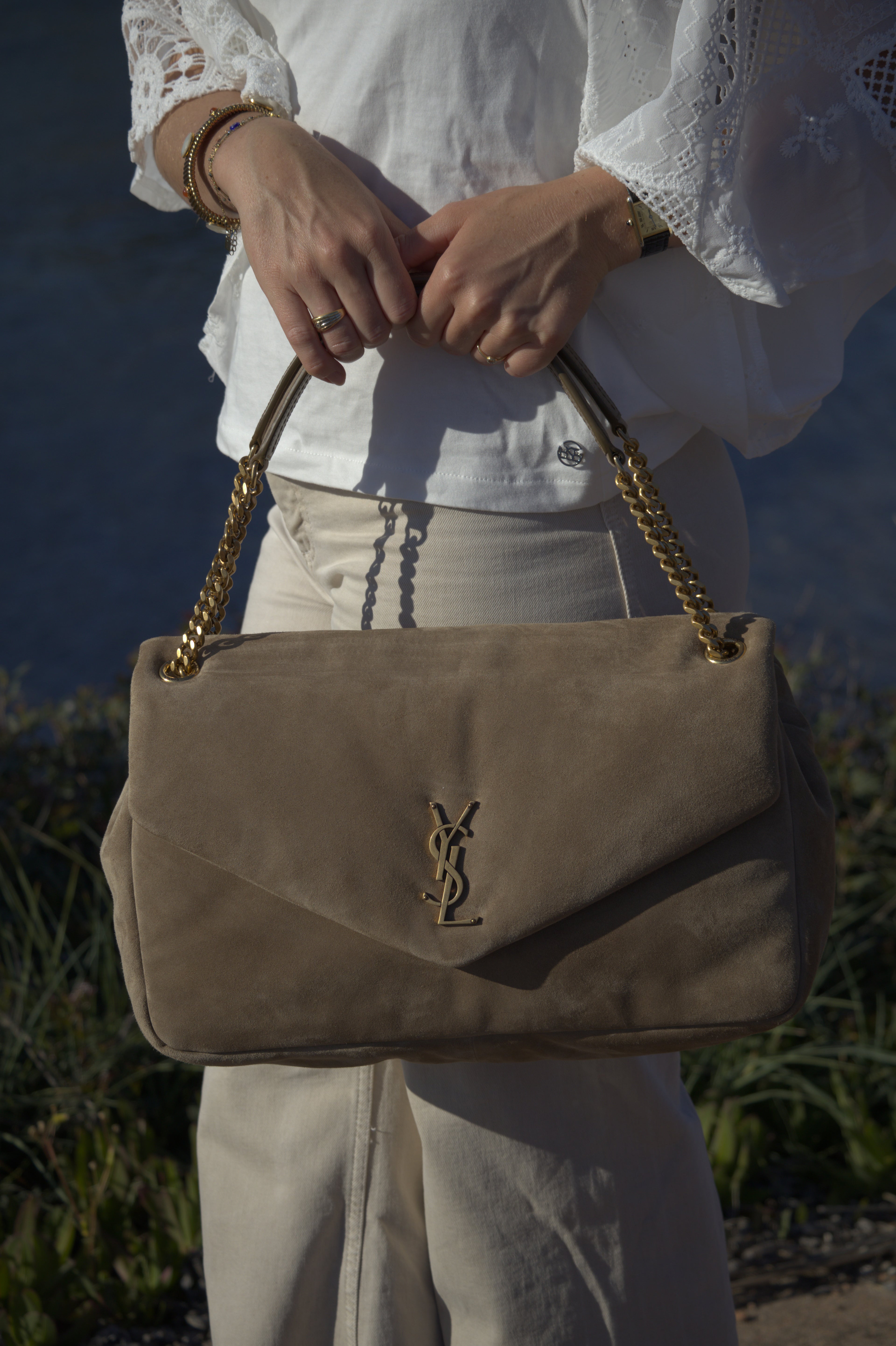SAINT LAURENT Calypso Suede